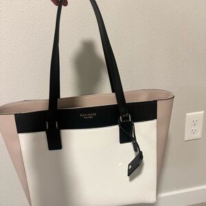 Kate Spade Black and White Tote Bag